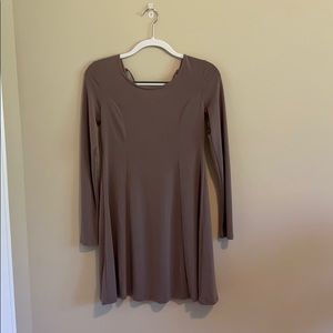 brownish dress